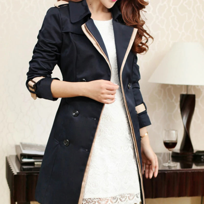 Kari | Chic Double-Breasted Trench Coat