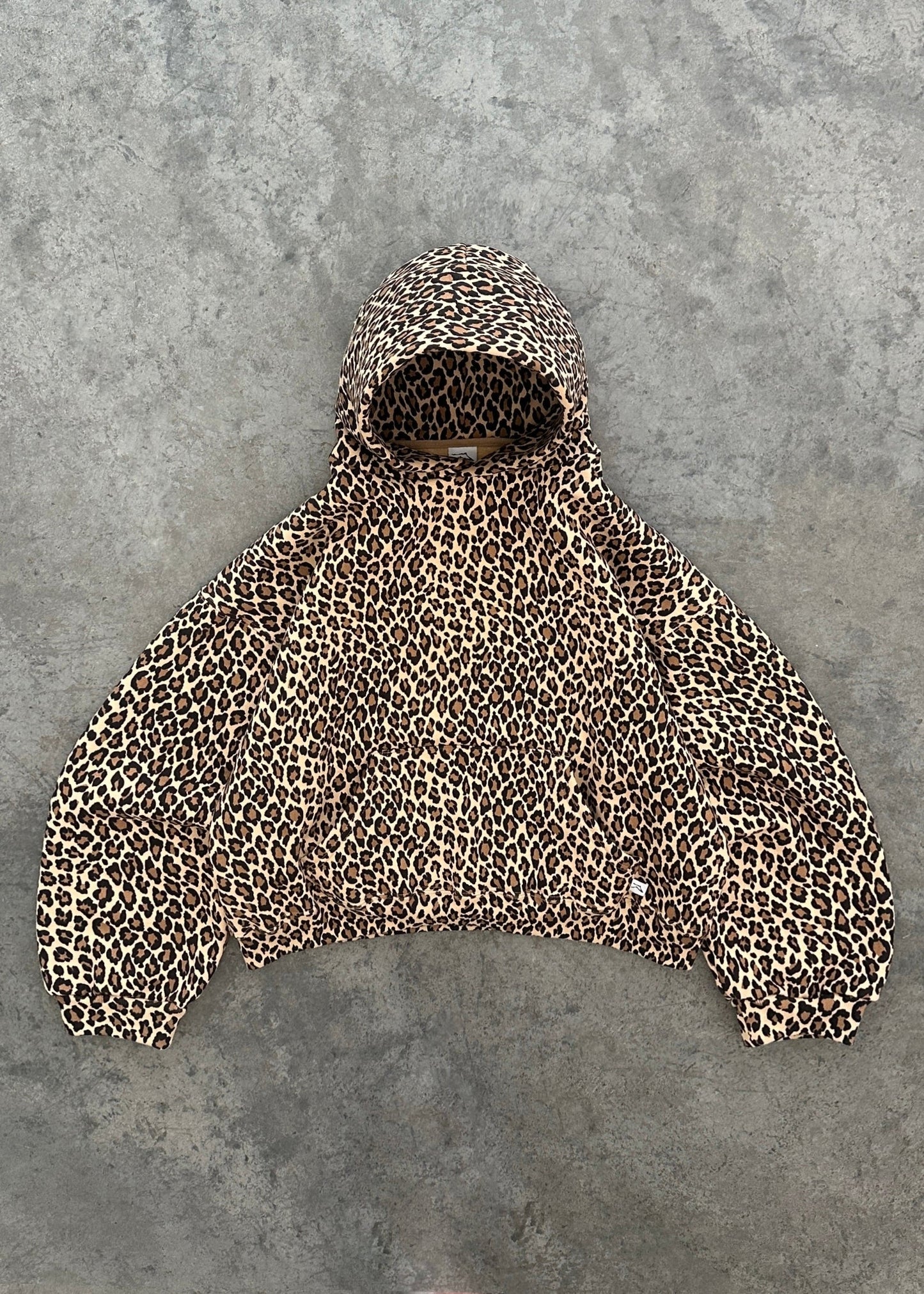 Arelils | Cheetah Print Jumpsuit & Sweatshirt Ensemble