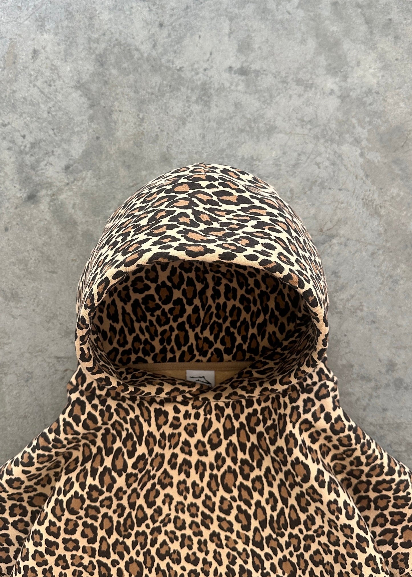 Arelils | Cheetah Print Jumpsuit & Sweatshirt Ensemble