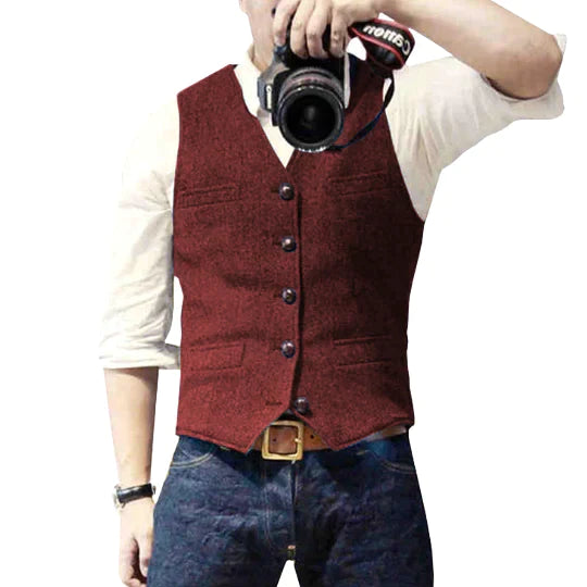 Pedro | Men's Denim Vest