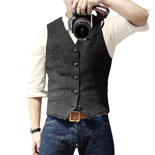 Pedro | Men's Denim Vest