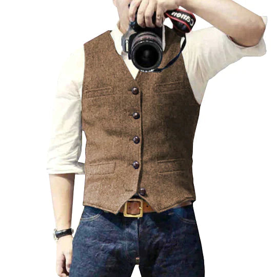 Pedro | Men's Denim Vest