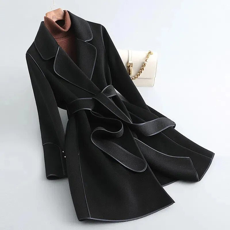 Nastasia | Pure Wool Trench Coat