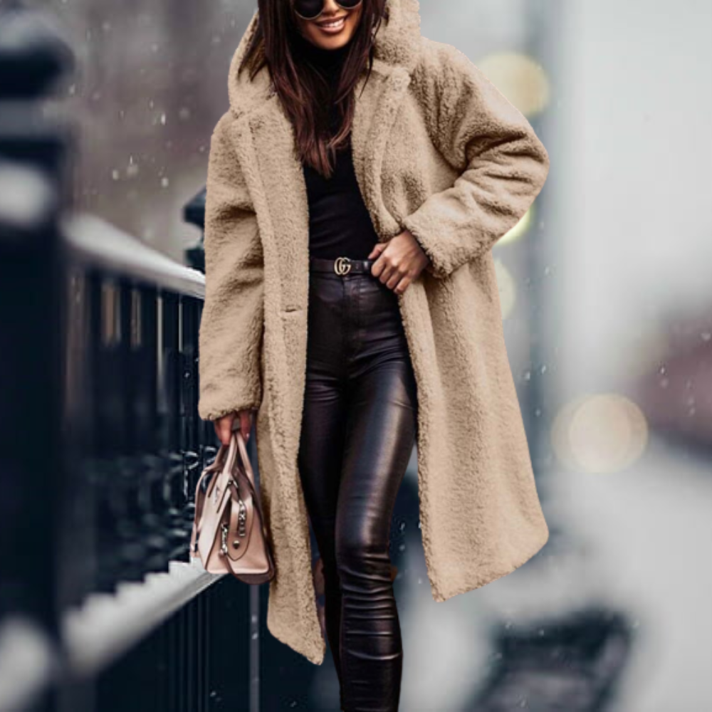 Fiorella | Extended-Length Fleece Coat