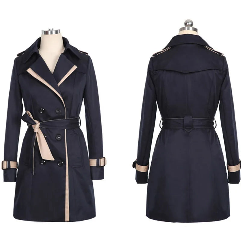 Kari | Chic Double-Breasted Trench Coat