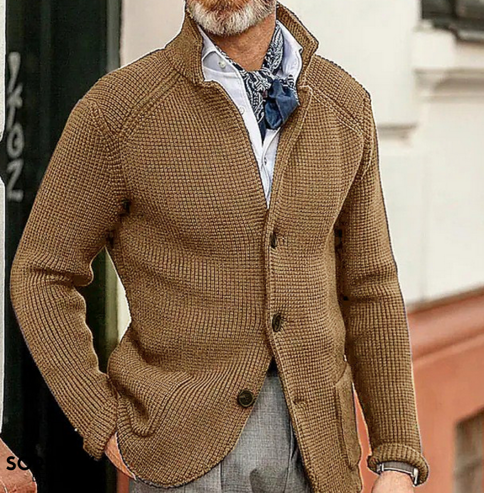 Osvaldo | Classic Men's Knitted Vintage Blazer