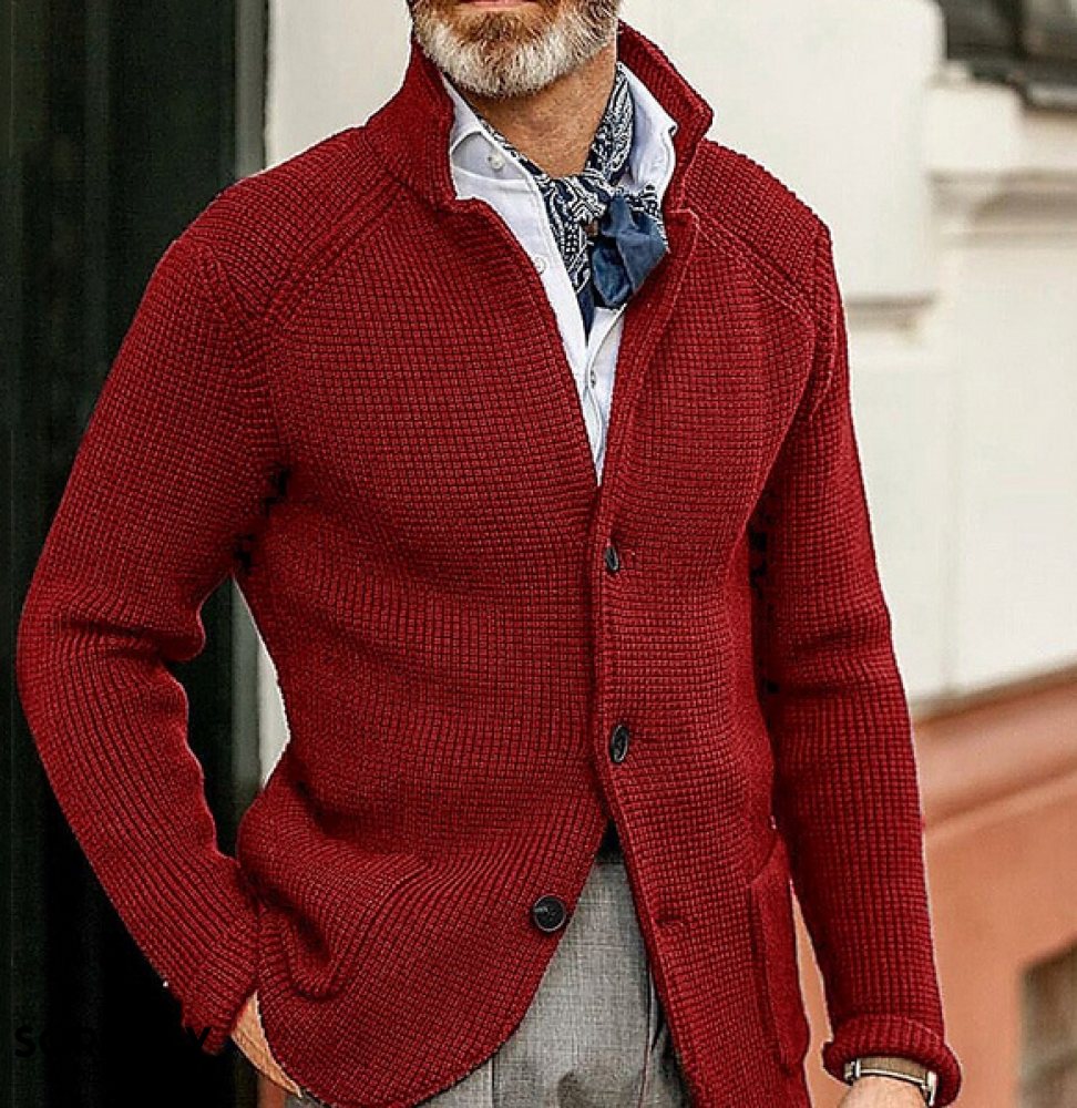 Osvaldo | Classic Men's Knitted Vintage Blazer