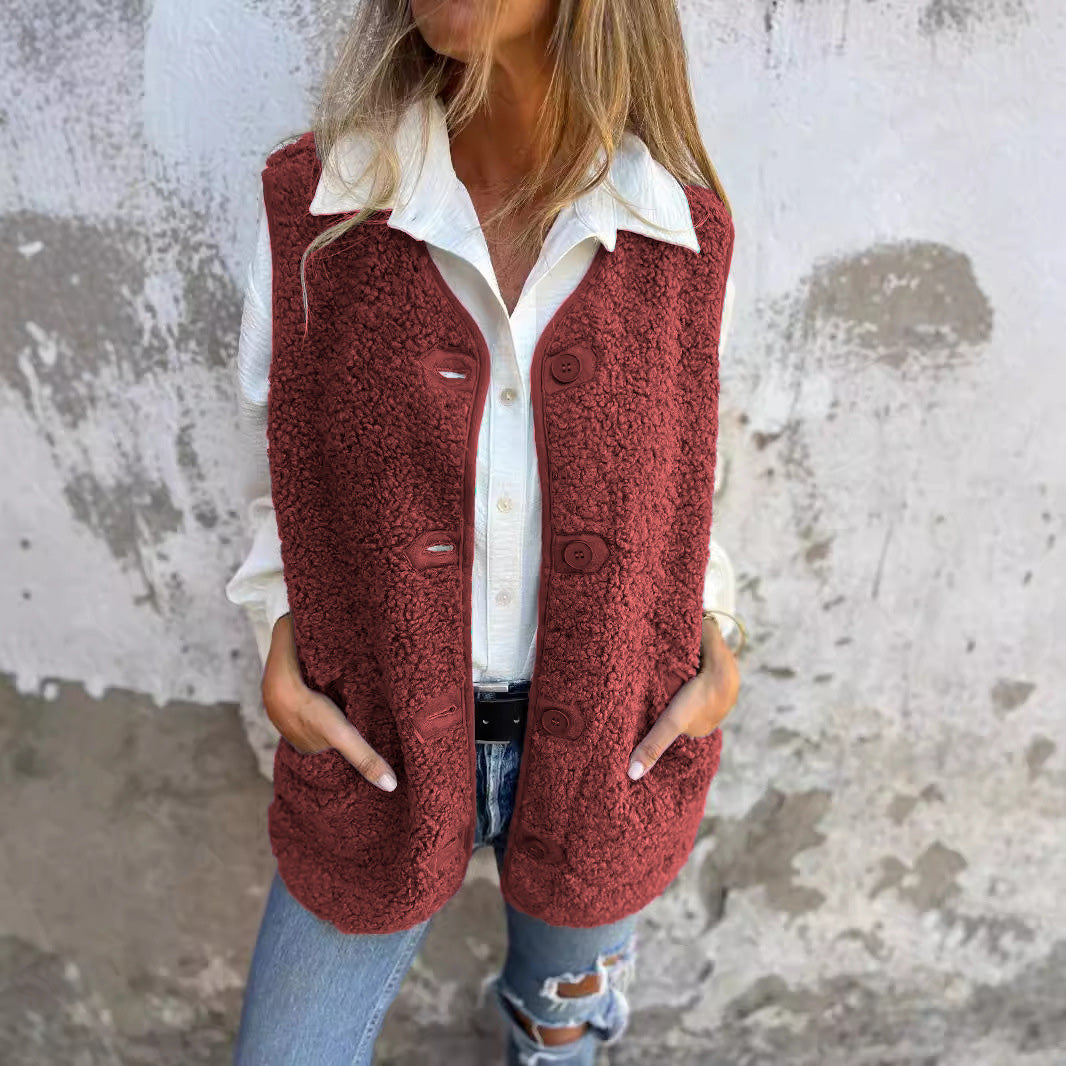 Elga | Women's Cozy Fleece Vest