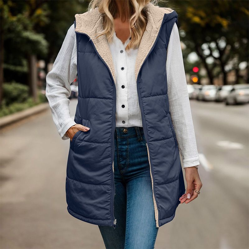 Aldana | Dual-Sided Sleeveless Jacket