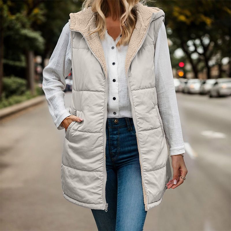 Aldana | Dual-Sided Sleeveless Jacket