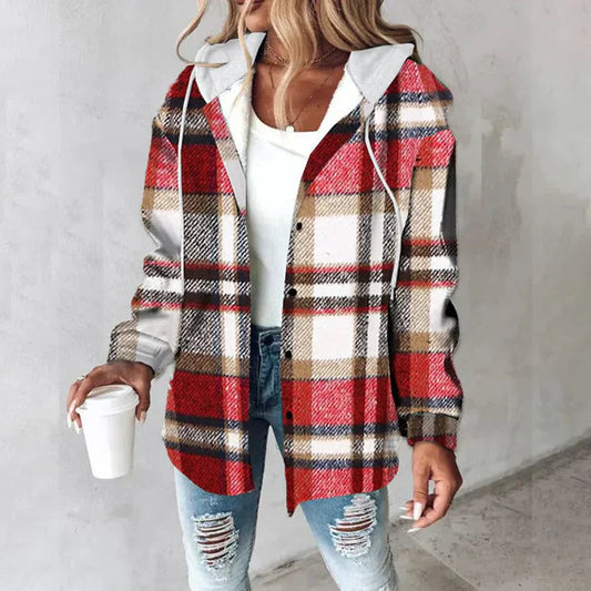 Maura | Oversized Plaid Jacket