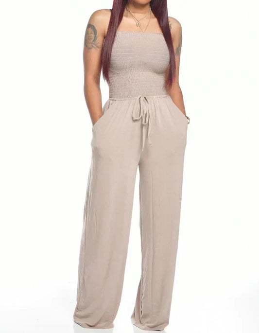 Emma | Chic and Cozy Strapless Jumpsuit