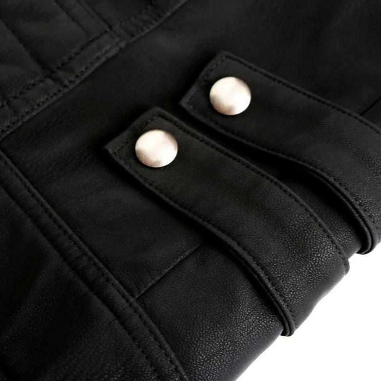 Eros | Men's Leather Biker Jacket