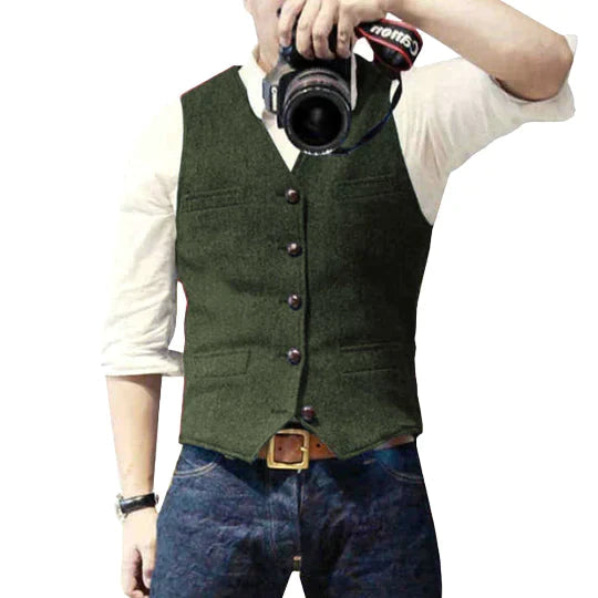 Pedro | Men's Denim Vest