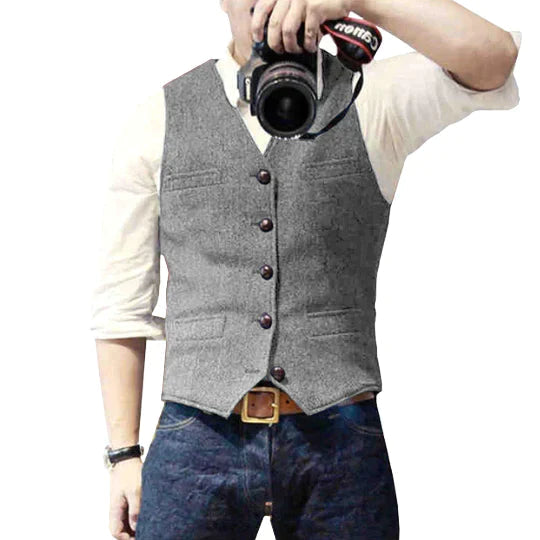 Pedro | Men's Denim Vest