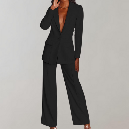 Gretel | Chic Two-Piece Blazer and Trouser Set