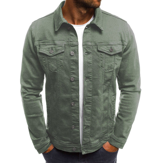 Santiago | Men's Slim Fit Lightweight Denim Jacket