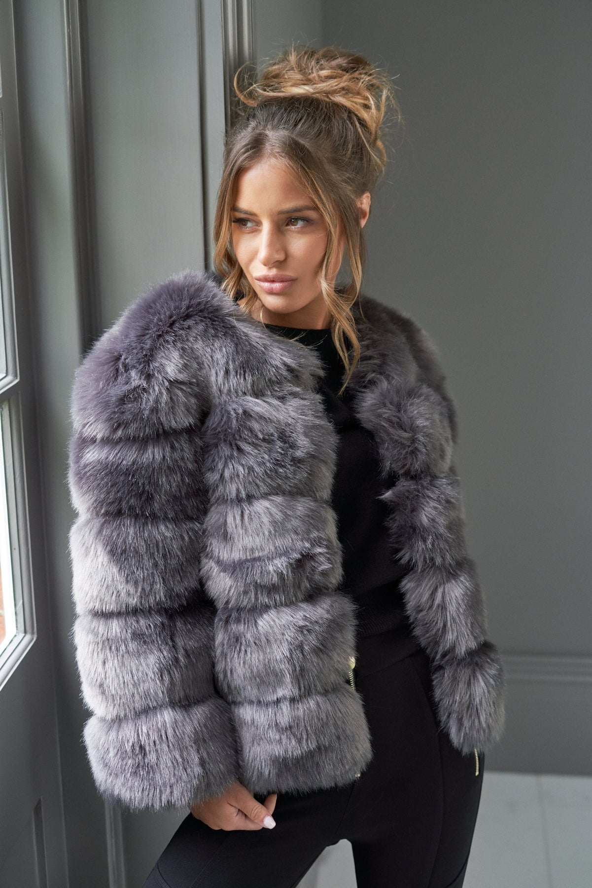 Nila | Chic Faux Leather Jacket