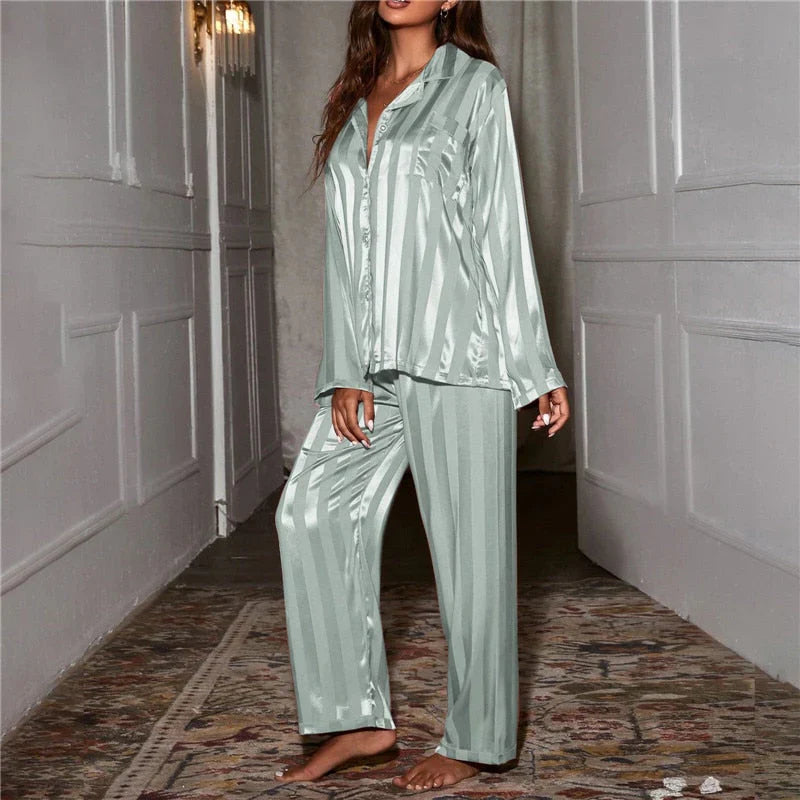 Hadara | Pajama Set Featuring Trousers and Shirt