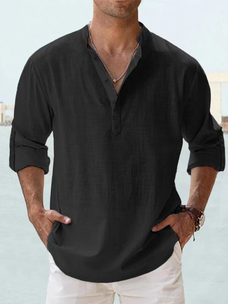 Cristofer | Sophisticated Men's Linen Shirt