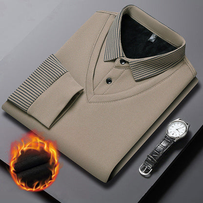 Charlie | Men's Long Sleeve Polo Shirt
