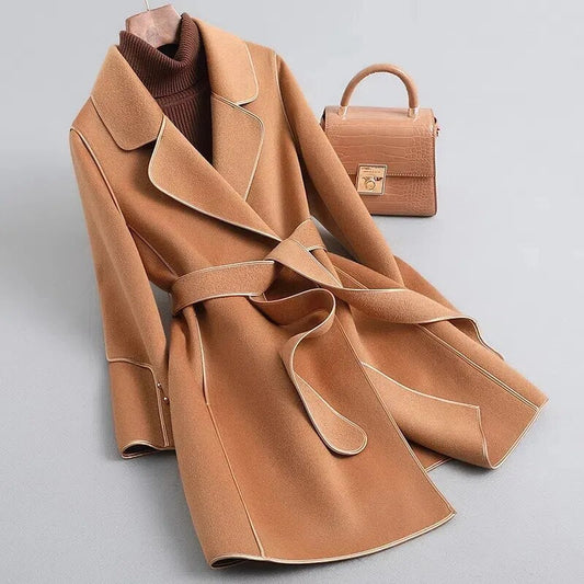 Nastasia | Pure Wool Trench Coat